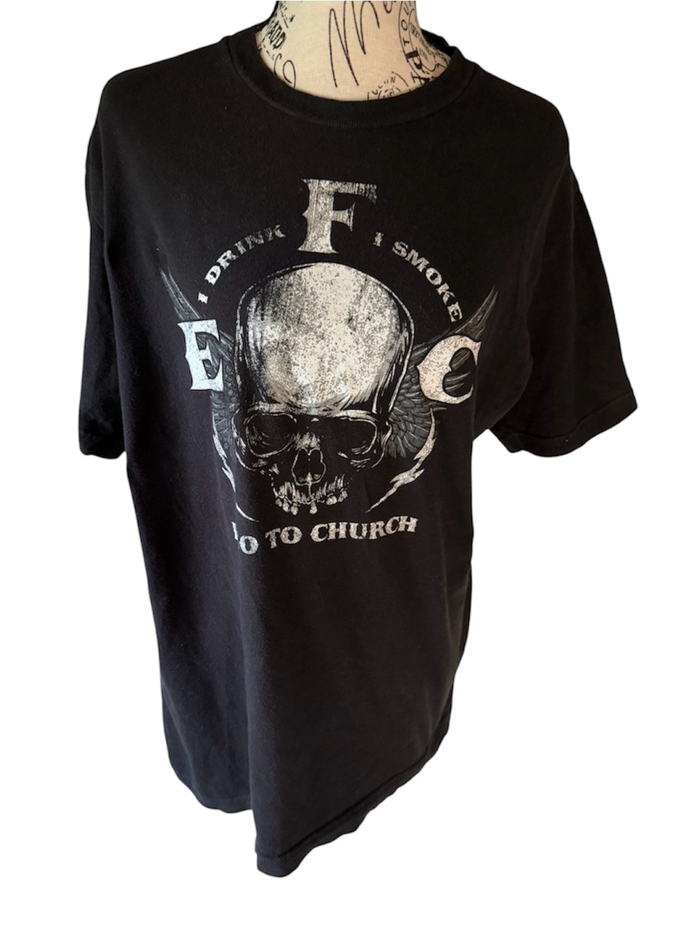 Unisex Eric Church Concert Tee Black Graphic Tee